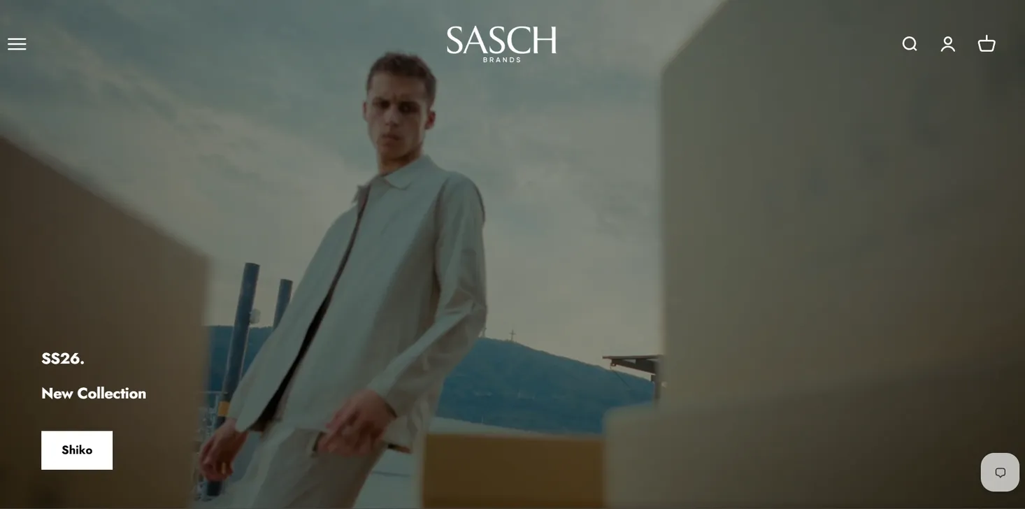Screenshot des Online-Shops saschbrands.com